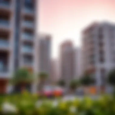 Modern Residential Architecture in Karama Modern residential buildings in Karama