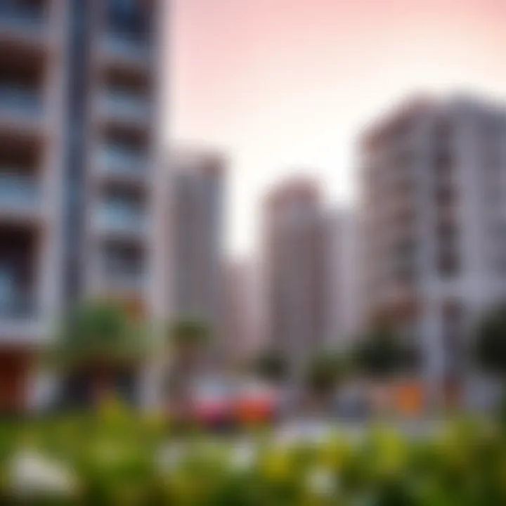 Modern Residential Architecture in Karama Modern residential buildings in Karama