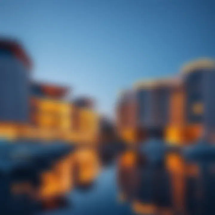 Modern Architectural Design of Aldar Marinas Architectural design of Aldar Marinas highlighting modern aesthetics