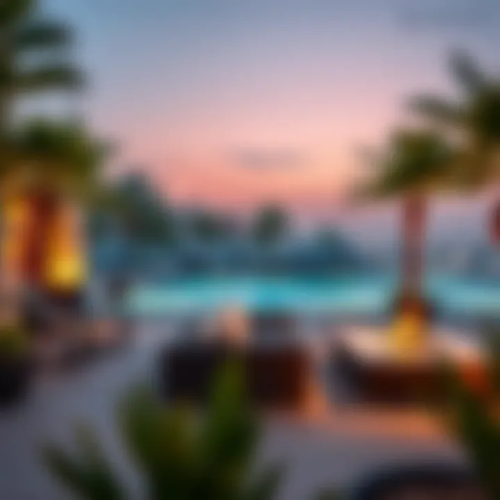 Outdoor Luxury at Aldar Marinas Luxurious outdoor living spaces within Aldar Marinas