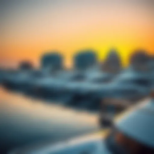 Luxury Boats at Aldar Marinas A stunning view of Aldar Marinas showcasing luxury boats docked along the waterfront