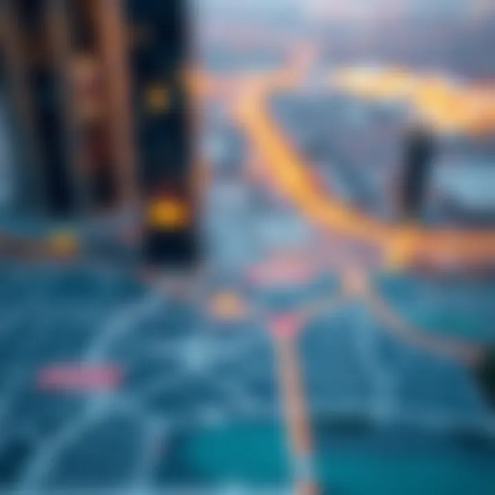 Strategic Location of Asprin Tower Map highlighting strategic location of Asprin Tower in Dubai