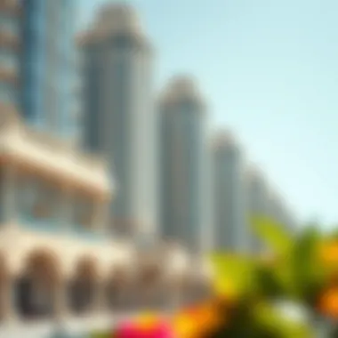 Architectural Elegance of Beach Towers Architectural details showcasing the elegance of beach towers