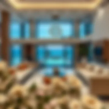 Sophisticated Living Room Design Interior design of an elegant beach villa living room