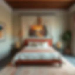 Charming bed space arrangement in Al Nahda showcasing vibrant interiors