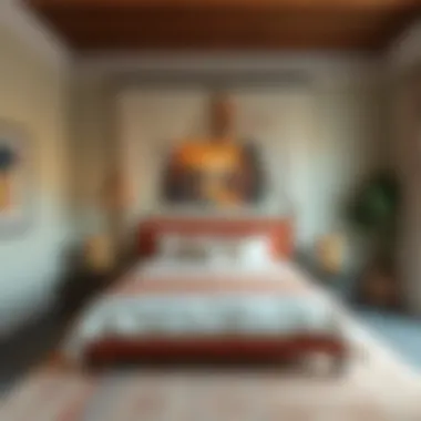 Charming bed space arrangement in Al Nahda showcasing vibrant interiors