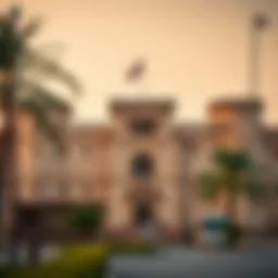 Historic fort showcasing traditional architecture in Bur Dubai