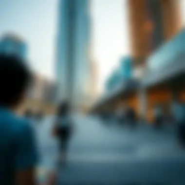 Community Engagement near Burj Al Nahda Community engagement around Burj Al Nahda Building