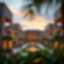 Architectural marvel of Citadines Culture Village showcasing its unique design