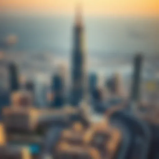 City Tower 2 against the Dubai skyline Aerial view showcasing City Tower 2 against the Dubai skyline