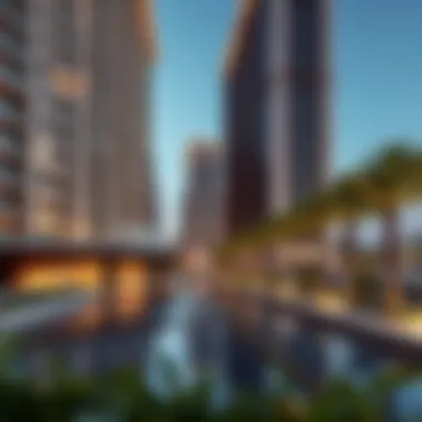 Architectural Design of Creek Harbour Architectural design of residential buildings in Creek Harbour.