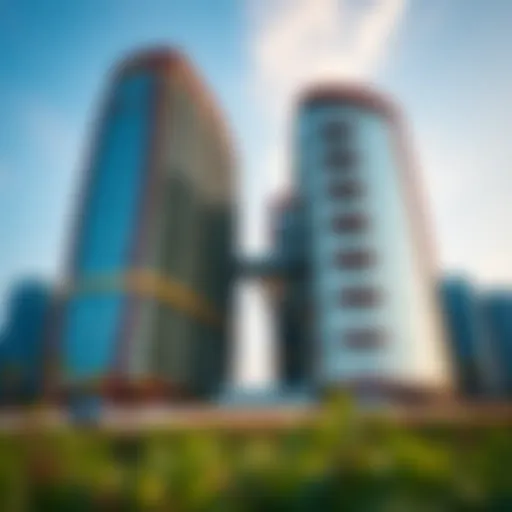 Stunning architectural design of Damac Towers