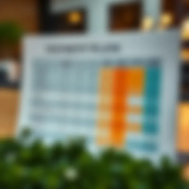 Danube Properties Payment Plans Chart depicting various payment plans offered by Danube Properties