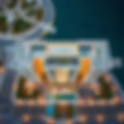 Aerial view of Deyaar Elevé showcasing its modern architecture