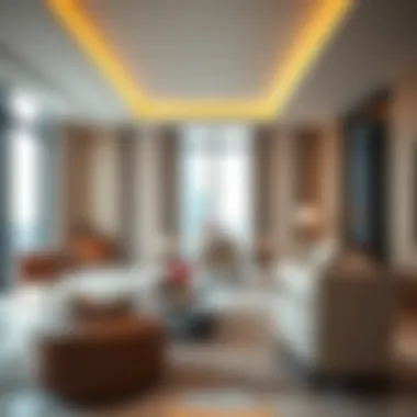 Chic Interior of Deyaar Elevé Residence Luxurious interior of a Deyaar Elevé apartment highlighting modern design