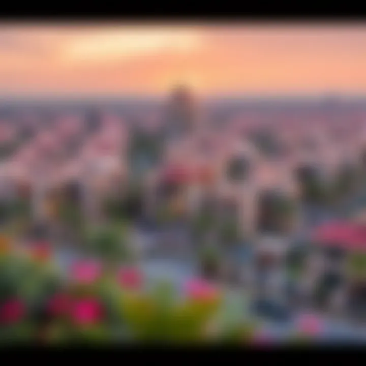 Residential Layout of Dubai Falcon City Modern residential layout of Dubai Falcon City