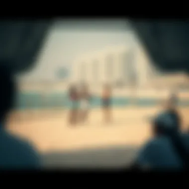 Community engagement activities at Dubai's Ladies Beach