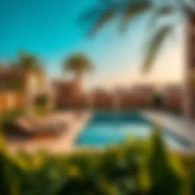 Exquisite Outdoor Amenities at Emaar Villas Outdoor amenities including a private pool and landscaped garden