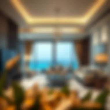 Stylish Interior Design of Emaar Villas Stunning interior design of a spacious living area in Emaar Villas