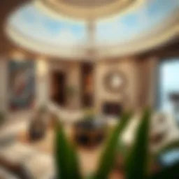 Luxurious interior of an Everluxe holiday home