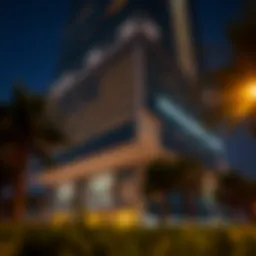 Exterior view of Exchange Tower showcasing its modern design