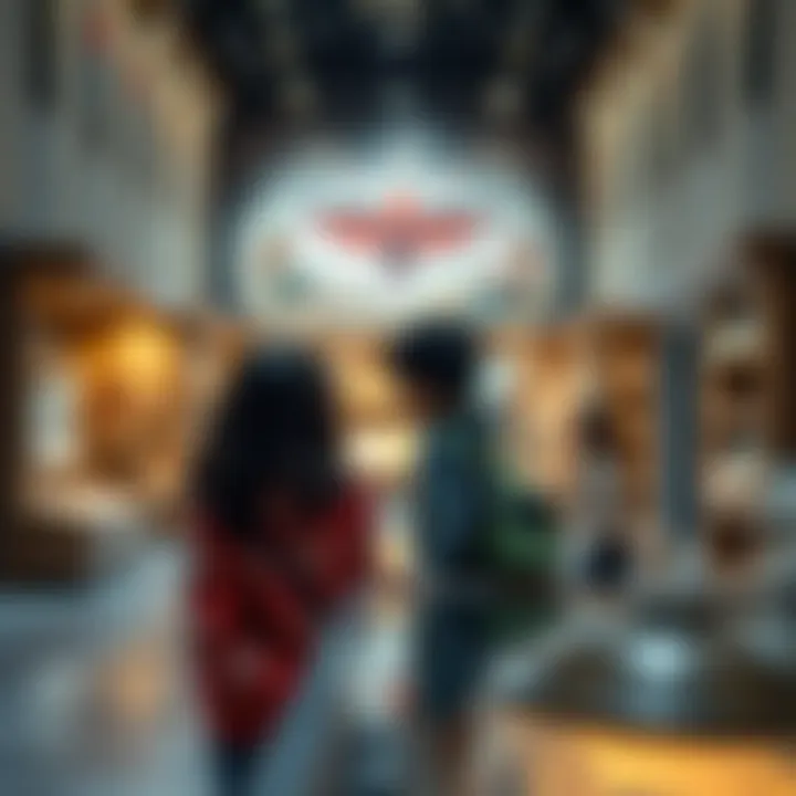 Cultural Discoveries for Curious Minds Kids exploring cultural displays in a museum setting
