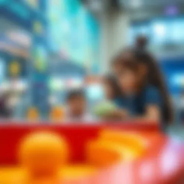 Interactive Learning Experiences for Kids Children engaging with interactive exhibits in a learning center