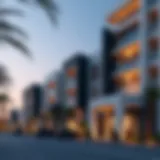 Gardenia Yas Island Architecture A breathtaking view of Gardenia Yas Island's exterior architecture