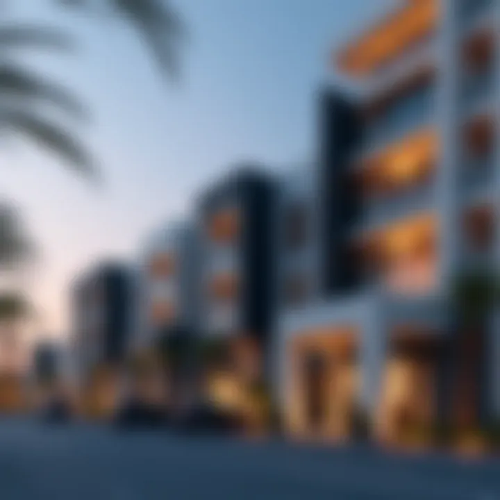 Gardenia Yas Island Architecture A breathtaking view of Gardenia Yas Island's exterior architecture