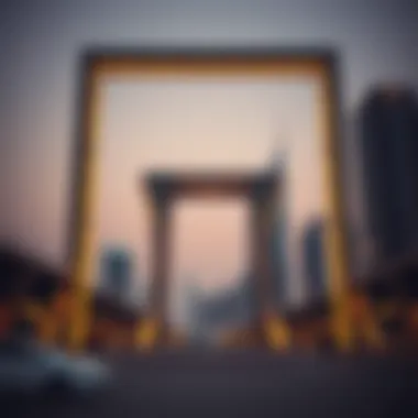 Dubai Frame: Bridging History and Modernity The futuristic design of the Dubai Frame, symbolizing the connection between past and future.
