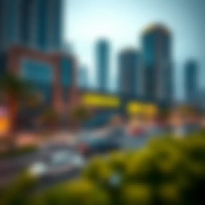 Strategic Location of IKEA in Dubai's Urban Landscape Map highlighting IKEA's strategic location in Dubai