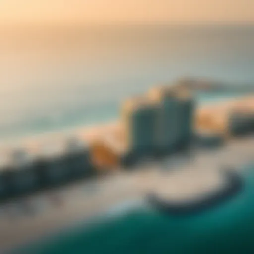 Aerial View of Jumeirah Beach 2 Aerial view of Jumeirah Beach 2 showcasing luxurious properties and vibrant beachfront activities