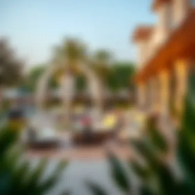 Outdoor Spaces at Jumeirah Islands Pavilion Elegant outdoor spaces designed for relaxation and community engagement