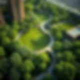 Lime Gardens: Aerial View of Lush Green Spaces Aerial view of Lime Gardens showcasing lush green spaces