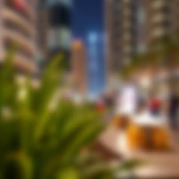 Vibrant community life within Dubai Marina