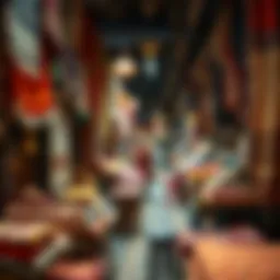 Traditional textiles from Meena Bazaar