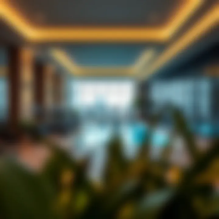 Amenities offered in midtown furnished apartments including gym and pool