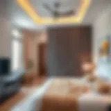 Modern studio room interior in Mirdif