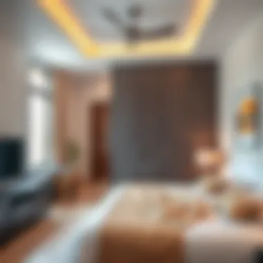 Modern Studio Room Interior Modern studio room interior in Mirdif