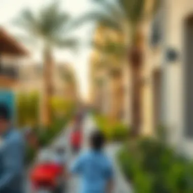 Vibrant community life in Nad Al Sheba Gardens