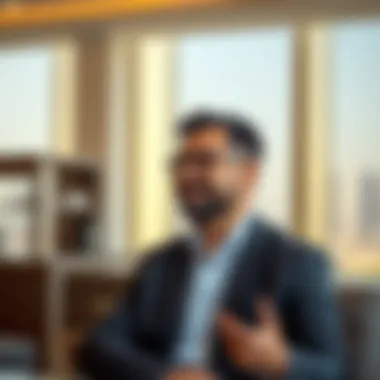 Market Insights Discussed by Real Estate Professional Real estate agent discussing market trends in Nad Al Shiba