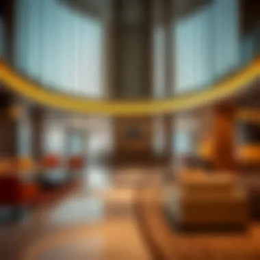 Interior luxury of Palm Tower showcasing opulent amenities