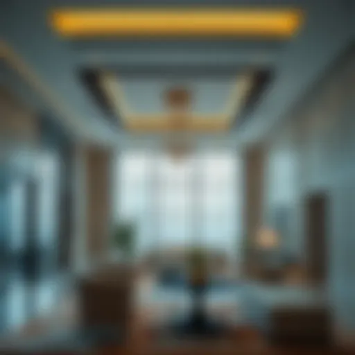Luxurious Interior Design of Al Safa Tower Luxurious interior of Al Safa Tower showcasing partition design