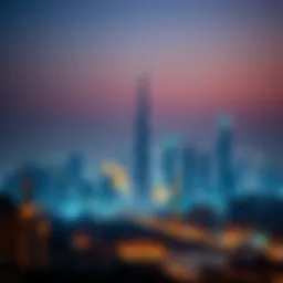 A breathtaking view of Dubai's skyline during Ramadan