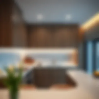 State-of-the-Art Kitchen Amenities Modern kitchen in Nad Al Hamar apartment