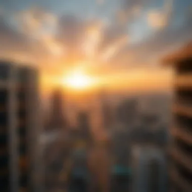 Breathtaking Cityscape from Apartment Scenic view from a high-rise apartment