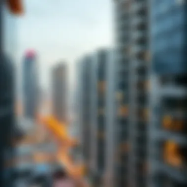 Modern High-Rise Apartments in Dubai Modern high-rise apartments showcasing city views