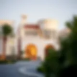 Luxurious villas in a serene Dubai neighborhood