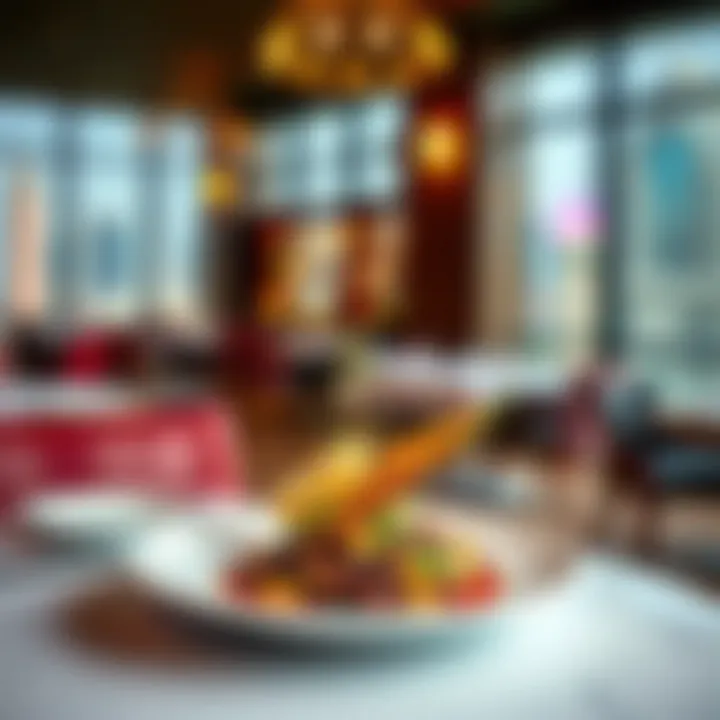Gourmet Culinary Experience A beautifully plated gourmet dish showcasing culinary artistry
