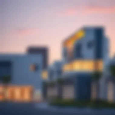 Innovative Architecture of Aljada Modern architectural designs in Aljada